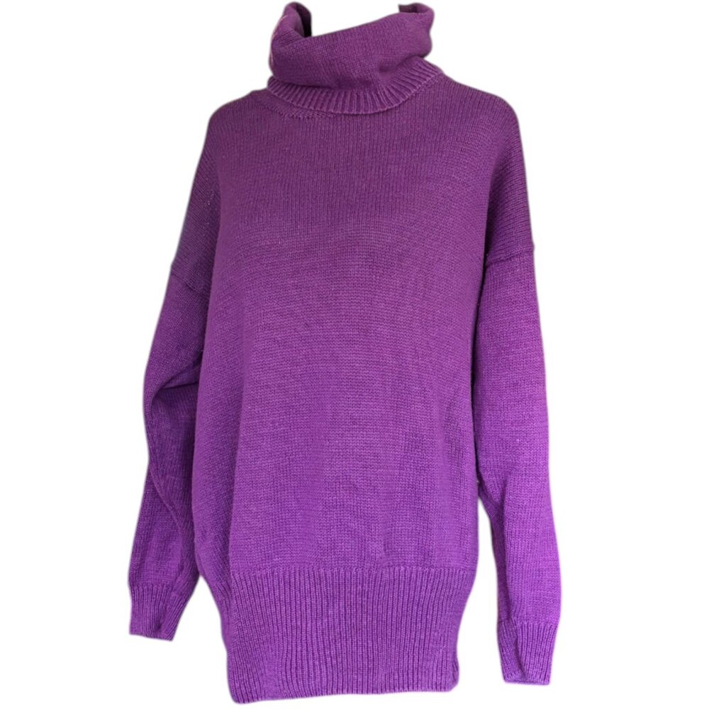 Extra Energy by De Rotchild Vintage 80s turtleneck sweater‎ one size fits all